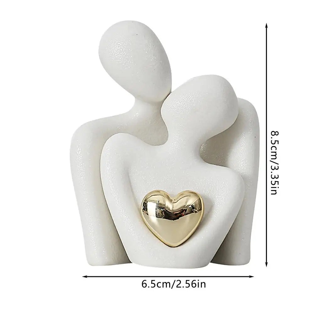 Nordic Abstract Couple Statue