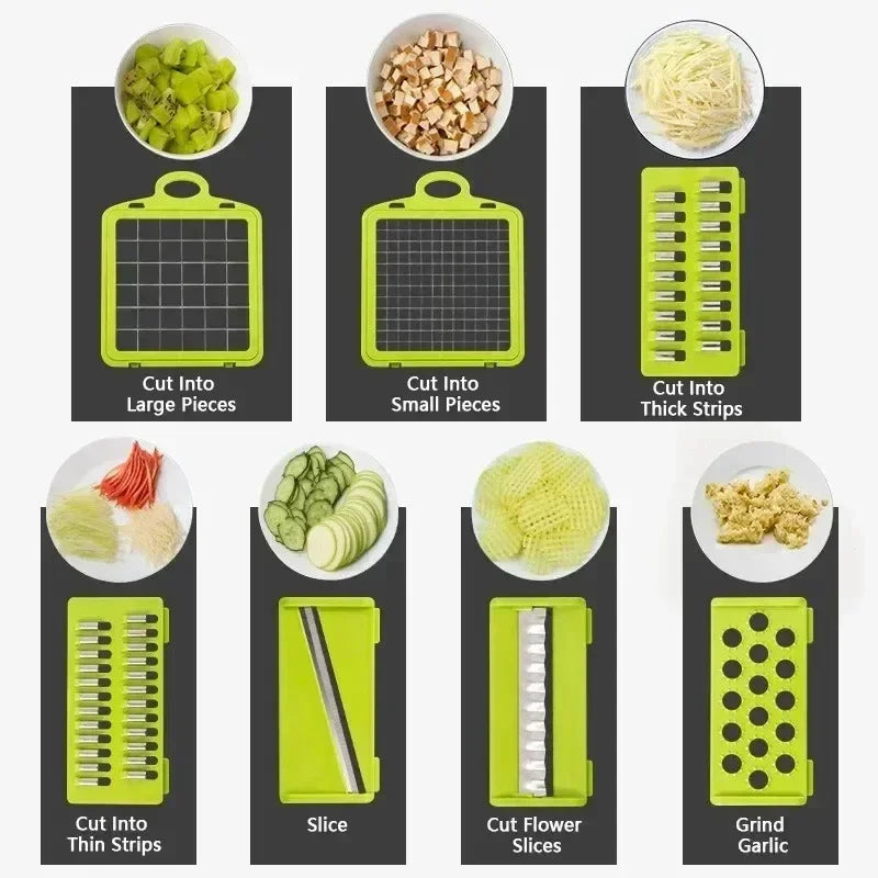 Multifunctional Vegetable Slicer & Egg Strainer