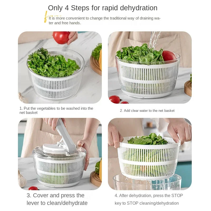 Multifunctional Salad Spinner & Vegetable Washer