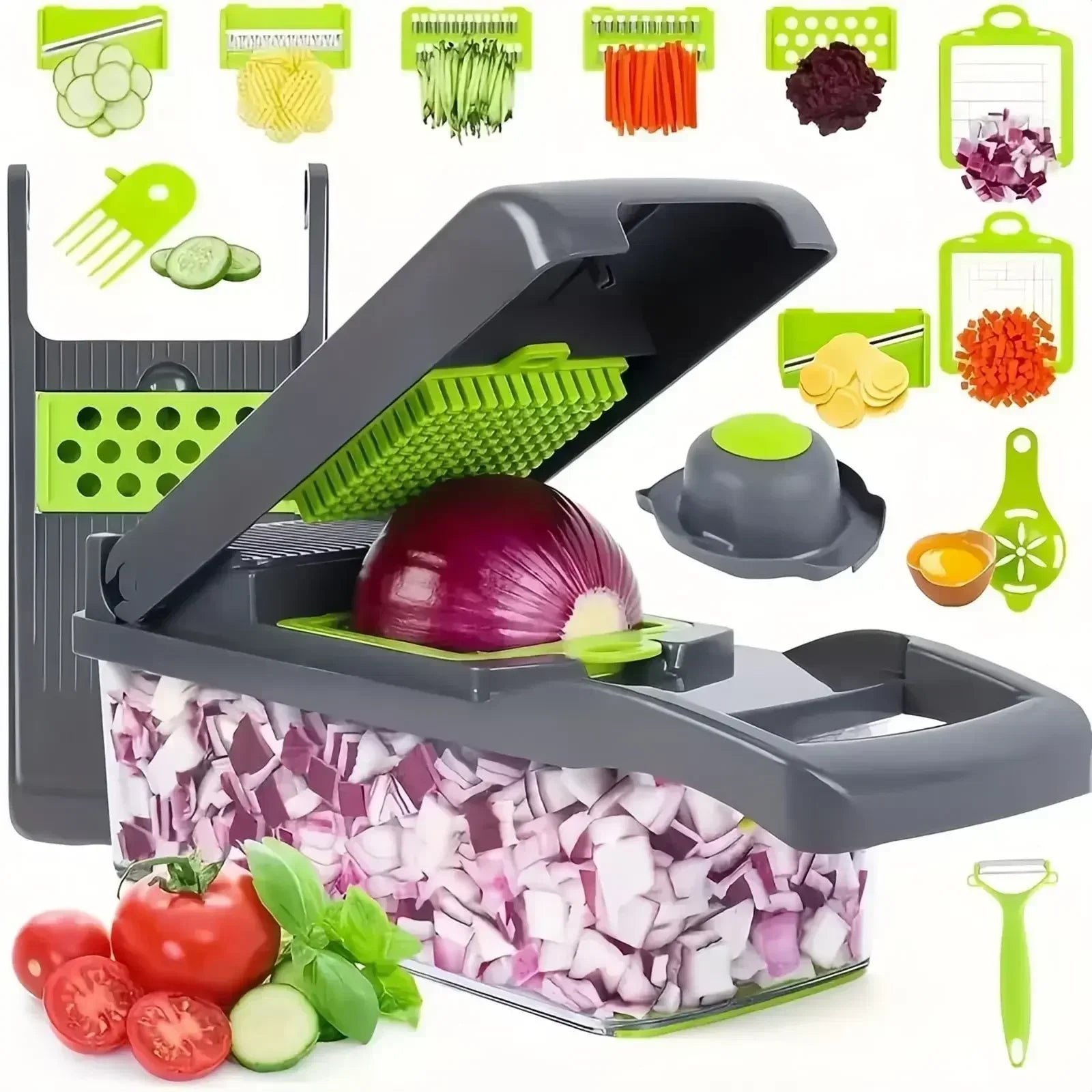 Multifunctional Vegetable Slicer & Egg Strainer