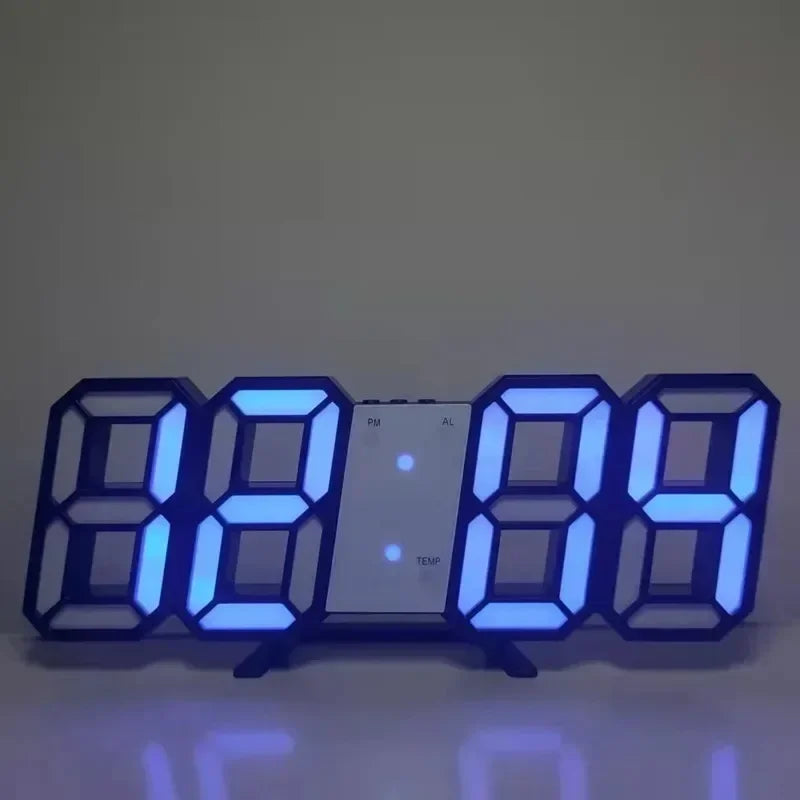 Modern 3D LED Digital Alarm Clock