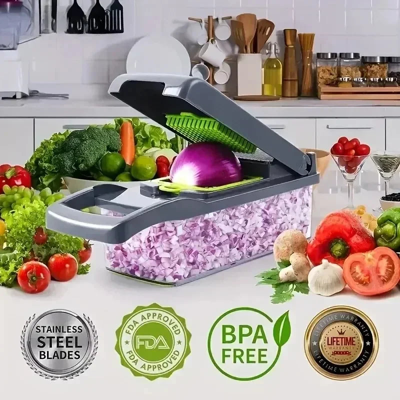 Multifunctional Vegetable Slicer & Egg Strainer