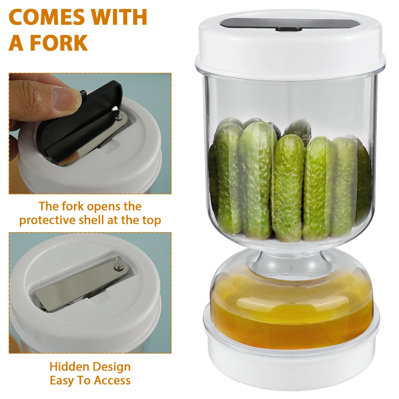 Pickle & Olive Hourglass Dispenser