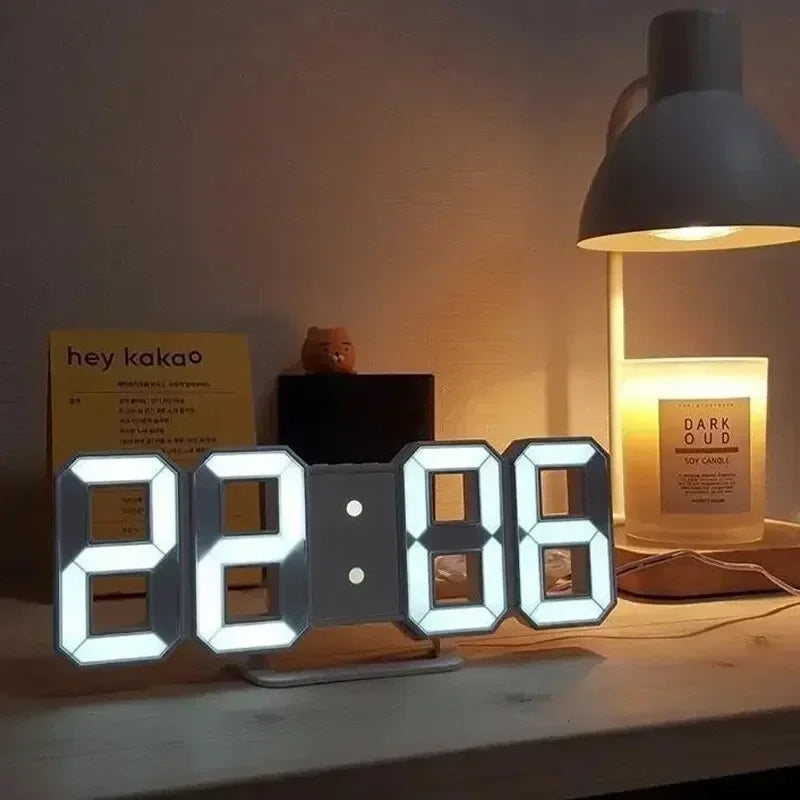 Modern 3D LED Digital Alarm Clock