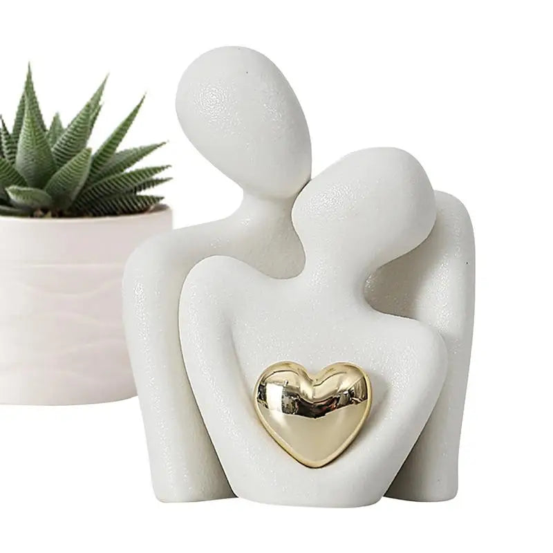 Nordic Abstract Couple Statue