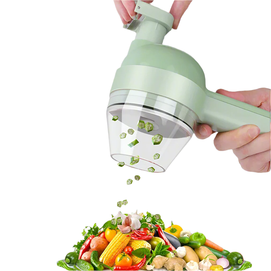 5-in-1 Electric Vegetable Cutter & Chopper