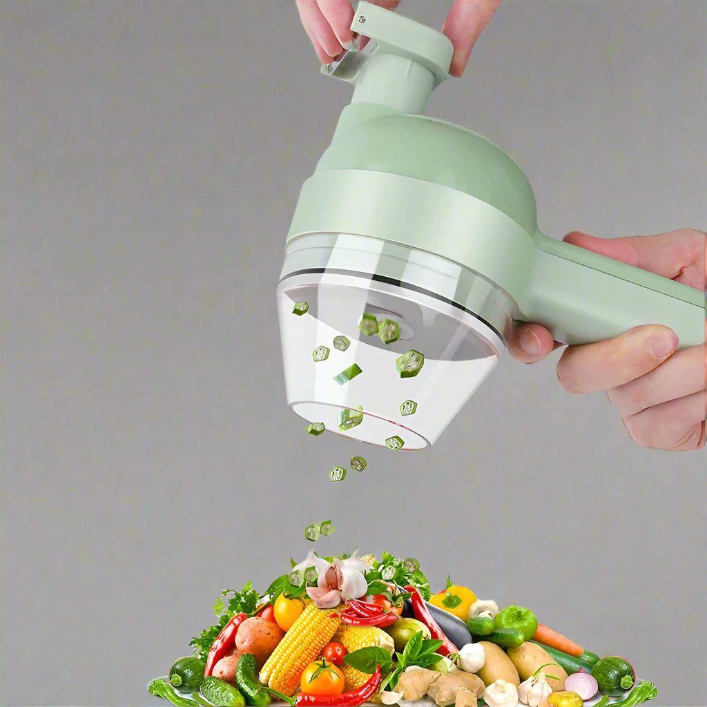 5-in-1 Electric Vegetable Cutter & Chopper