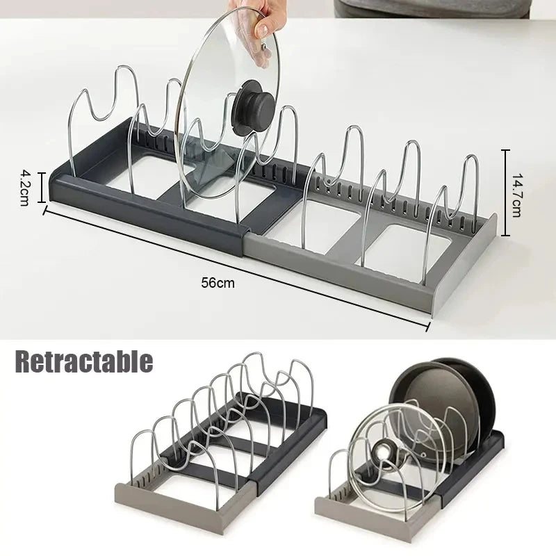 Expandable Stainless Steel Kitchen Storage Rack