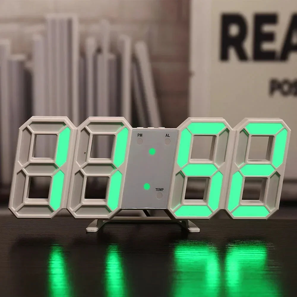 Modern 3D LED Digital Alarm Clock