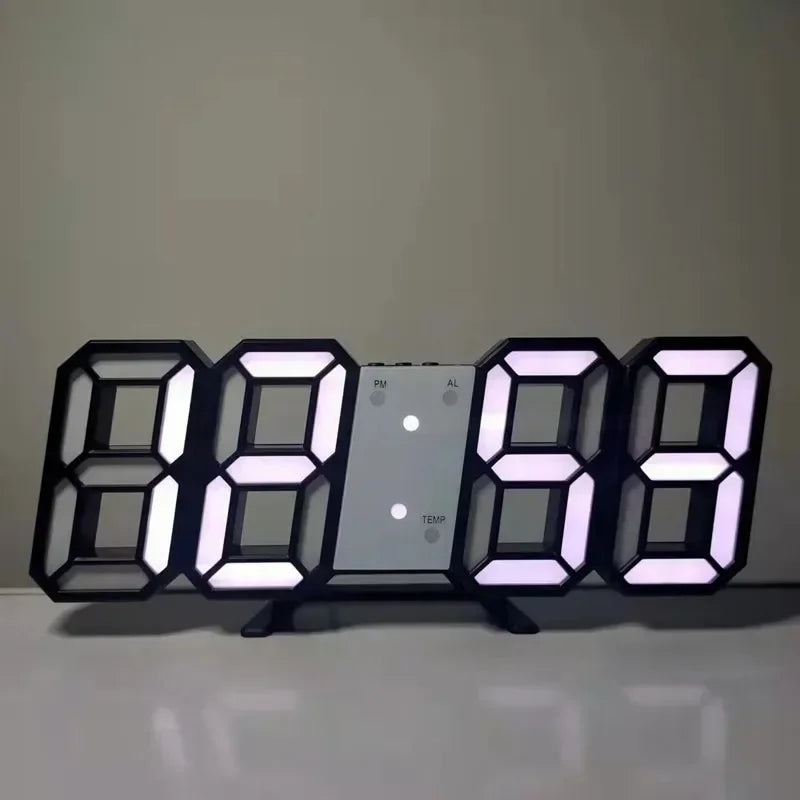 Modern 3D LED Digital Alarm Clock