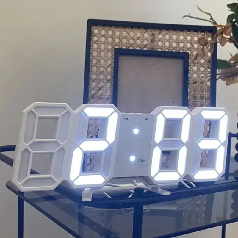 Modern 3D LED Digital Alarm Clock