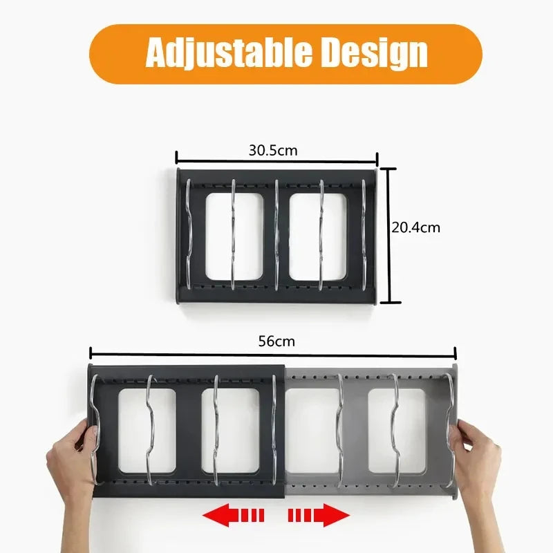 Expandable Stainless Steel Kitchen Storage Rack