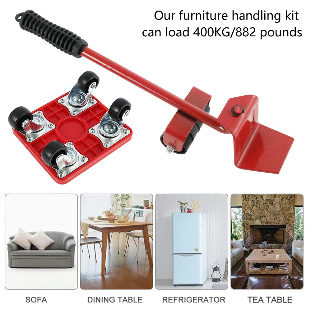 Heavy-Duty Furniture Lifter & Mover Set