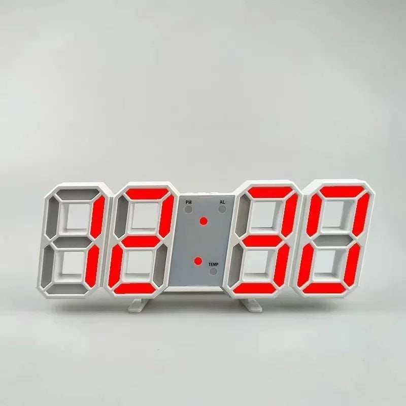 Modern 3D LED Digital Alarm Clock