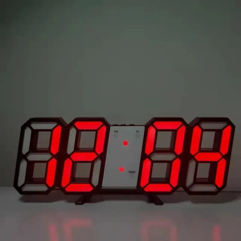 Modern 3D LED Digital Alarm Clock